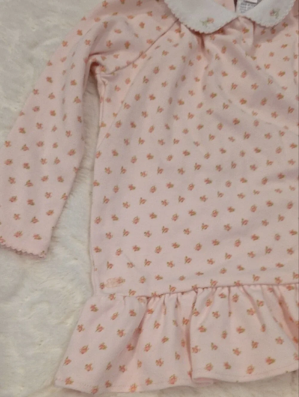 Ralph Lauren Pink Floral Long Sleeve Top & Bloomers Set